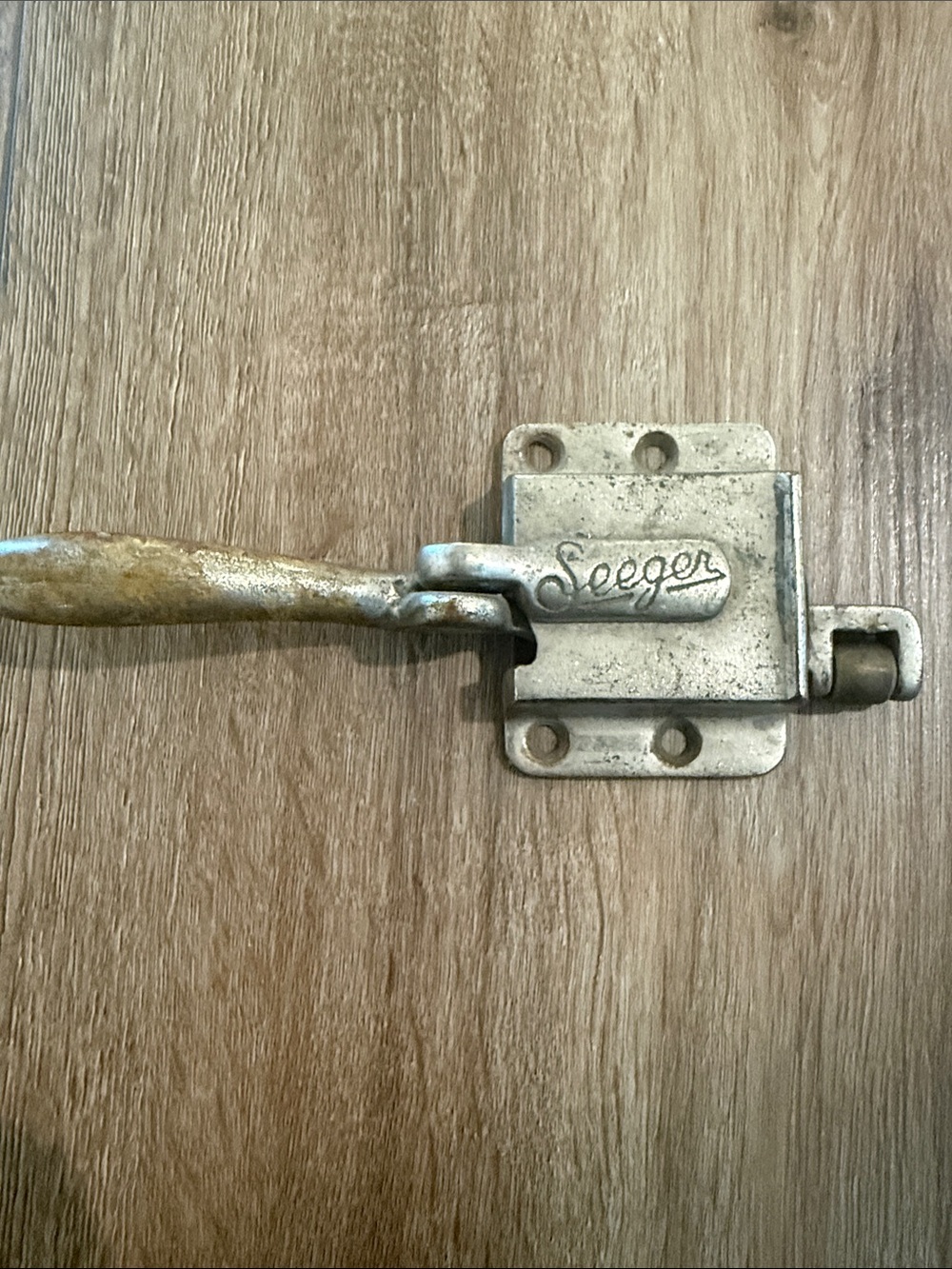 Seeger Antique Icebox Handle - still works and opens with spring